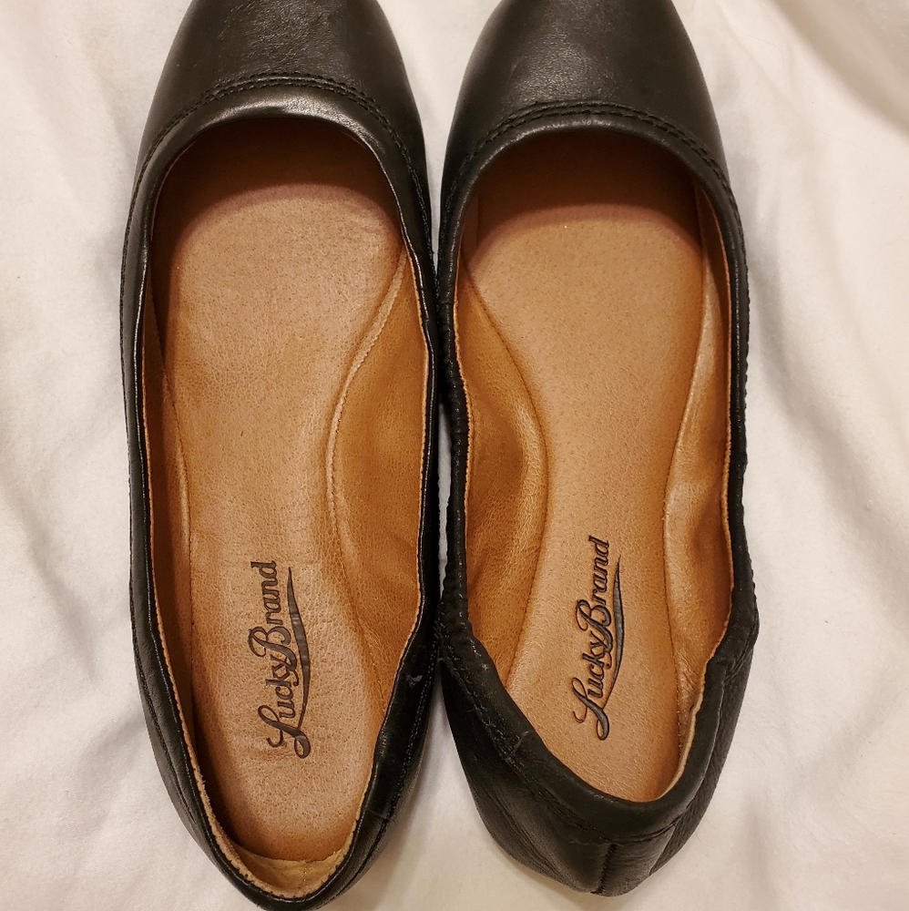 Black Lucky Brand Ballet Flats